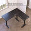 Bureau pour travailler debout en L à hauteur ajustable de 63 po Schlater-293063986-293063999