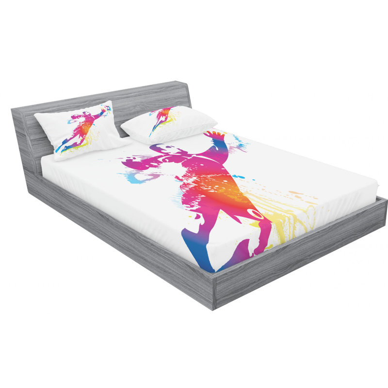 Microfiber Sheet Set, Full Sheet Set with Fitted Sheet
