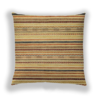 Striped Reversible Throw Pillow