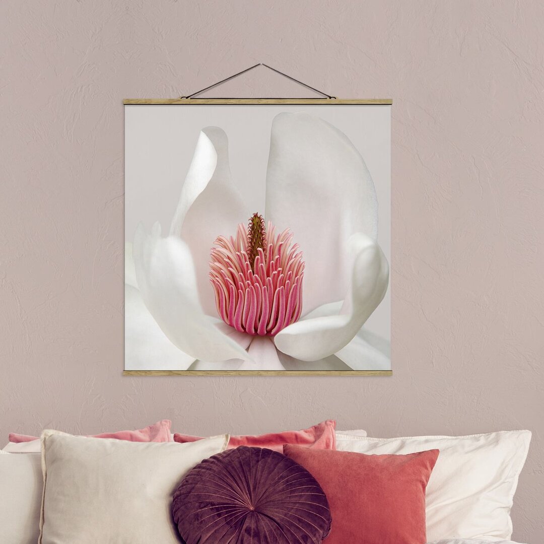 Stoffbild Magnolia in Pink