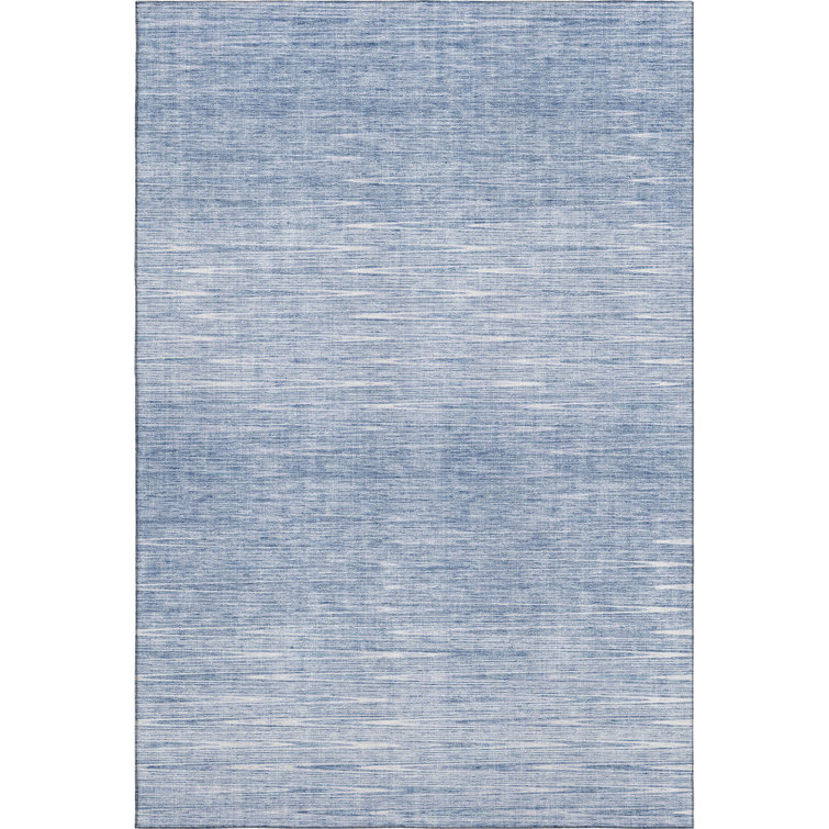 Premium Machine Washable Prisco Denim Rug