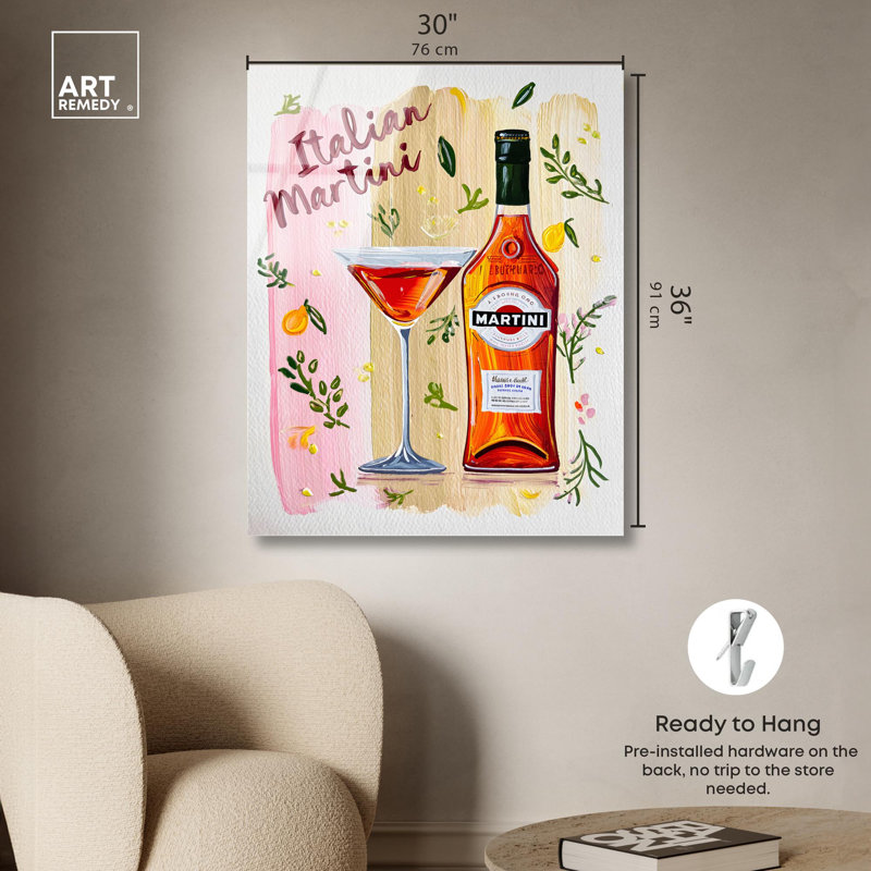«Italian Italian» par Art Remedy, H 36 po x l 30 po