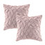 Édredon 8 pièces en coton imprimé fard à joues King - Shabby Chic, décoration de chambre à coucher avec grand imprimé floral et coussins brodés-125396544-125396547