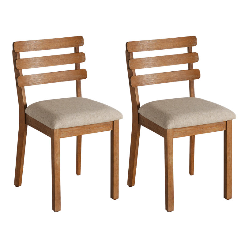 17.7" H Solid Wood Side Chair