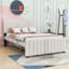 Arden Full Size Velvet Upholstered Platform Bed with Twin Trundle-305766811