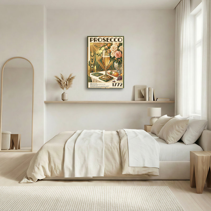 Ensemble de 1 tableau sur toile Art déco, 36"H x 24"W, Wrapped Canvas