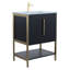 Meuble-lavabo moderne avec plateau en verre blanc Fine Fixtures Serenity-1843060916-1843060926