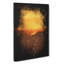 Orange Sunset Abstract - Wrapped Canvas Print-56641357
