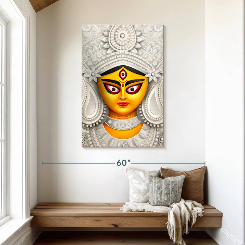 Adella Hindu Goddess Durga, 45" H x 30" W