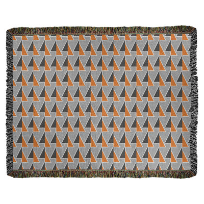 Couverture en coton tissé à flèches changeante