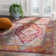 Tapis bleu clair / fuchsia Myia