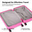 Spacious 28 Inch Spinner Luggage with TSA Lock