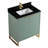 Gesa 30'' Single Bathroom Vanity with Stone Top-1069106444-1069106445