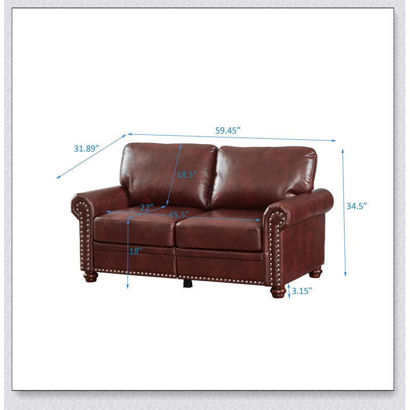 Ensemble de salon avec canapé de rangement, Bourgogne
