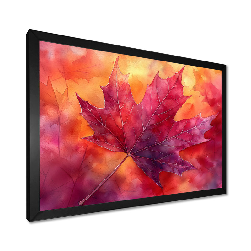 Isayiah - Floral Large Wall Art, Reproduction encadrée d'une seule photo, H 30 po x l 40 po, Noir, noir, noir, noir