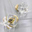 1 3/8" Whirl Round Clear Glass Knob