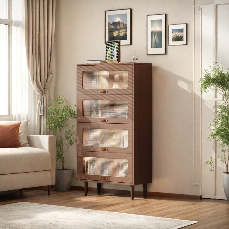 Carolyne, (4 Shelves) 58.5"H x 31.5"W x 13.8"D