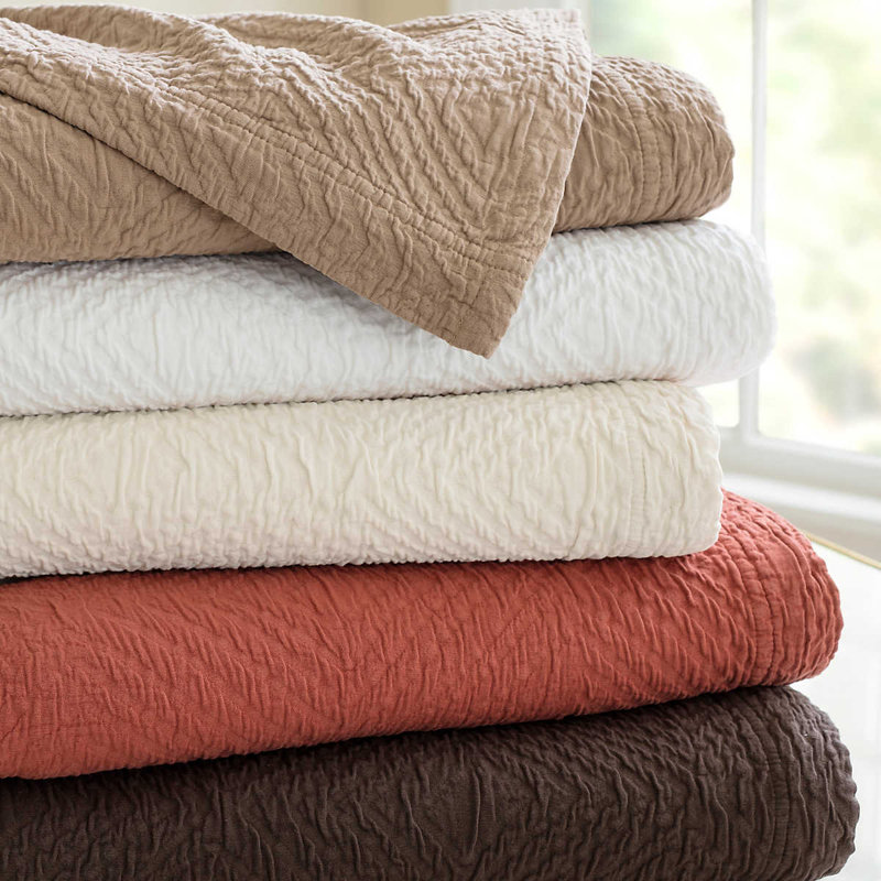 Kerala Spice Matelasse Coverlet, Twin/Twin XL Coverlet
