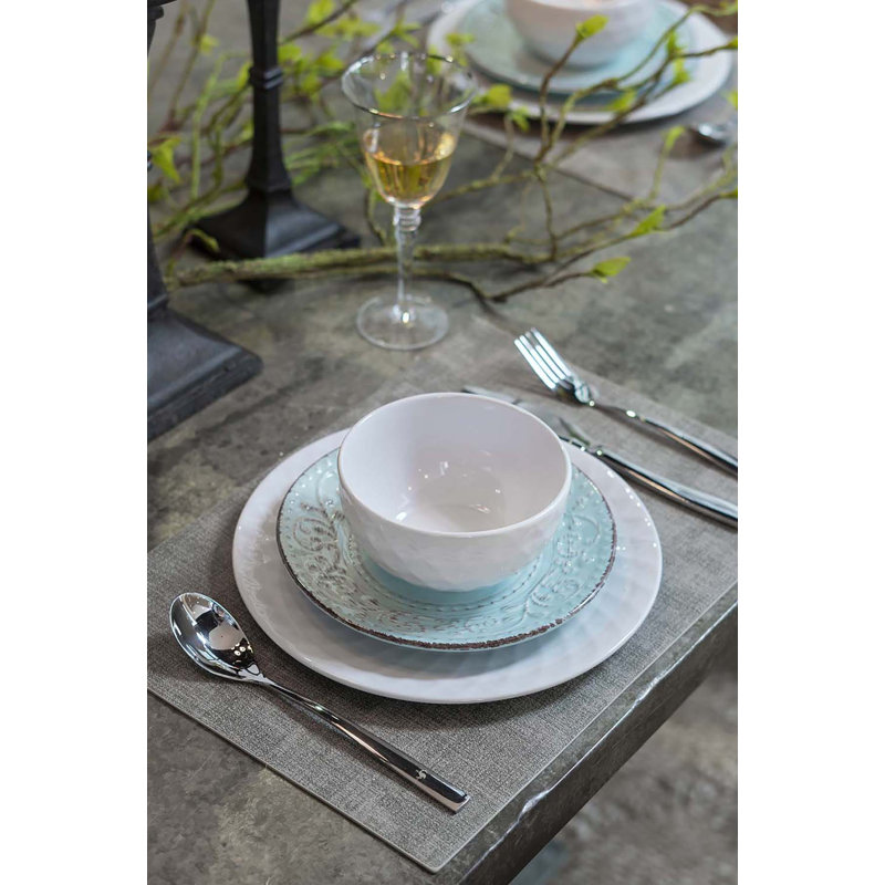 Scurlock Piece Stoneware Dinnerware Set - Service for 4