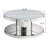 31.5" Round Coffee Table In Clear Mirror
