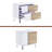High Gloss Finish End Table