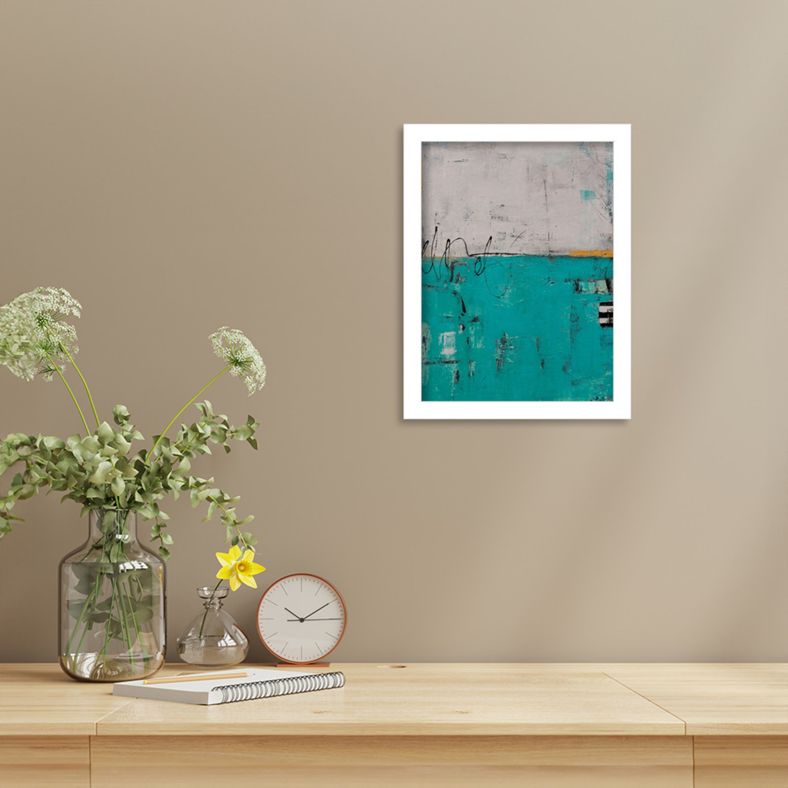 Urban Harmony Print by Erin Ashley, 13" H x 10" W, White
