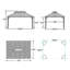 13 Ft. W x 10 Ft. D Aluminum Patio Gazebo