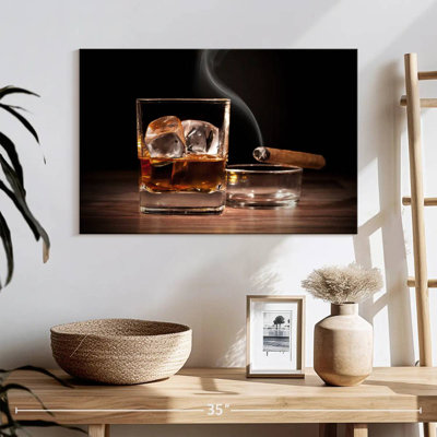 Yarlin whisky froid et cigare allumé