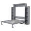 Lit escamotable Dannen avec lumières DEL et tablettes réglables-995764983-990475736