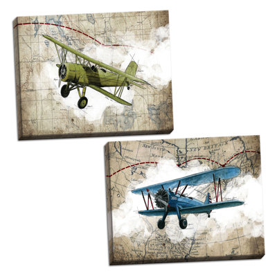 «Biplane 1 and 2», ensemble de 2 impressions