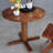 Brown Round Solid Wood Dining table-738771163