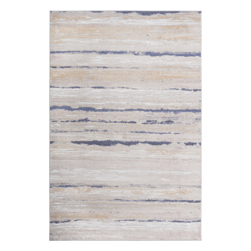 Striped Non-Shedding Living Room Bedroom Dining Home Office Stylish And Stain Resistant Area Rug, Rectangle 2' x 3'