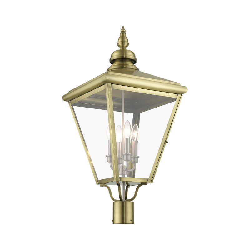 Transparent Lantern Head, Antique Brass