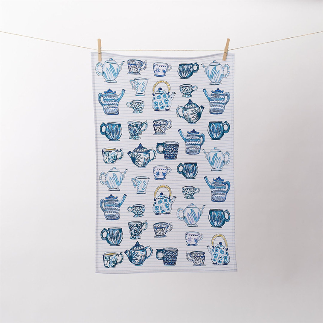 Ulster Weavers Blue - Stand Alone Tea Towel - Tea Towel - Cotton - One Size In - Image 5