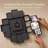 "Memories" 20" x 20" Photo Collage Wall Clock, Black Farmhouse Picture Frame Holds 12 Photos, Battery Operated Family Memory Display for Nursery, Baby Room, Kids Bedroom, Living Room & Wall Decor