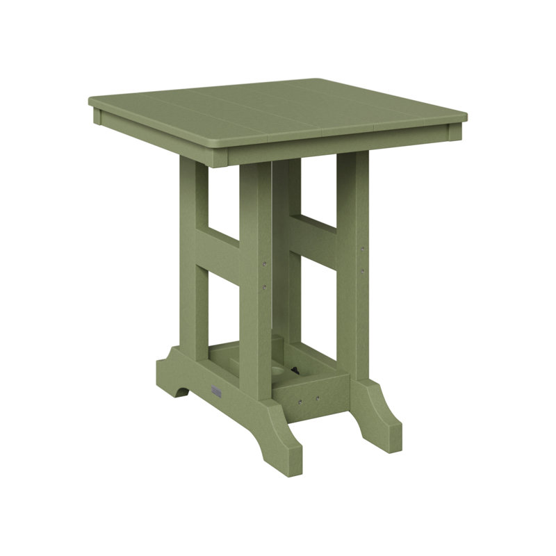 Table de salle à manger carrée 28 po Berlin Gardens Garden Classic, H 30,87 po x l 28 po x P 28 po, Sauge