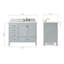 Ensemble de meuble-lavabo simple Cambridge-779046780-673341732