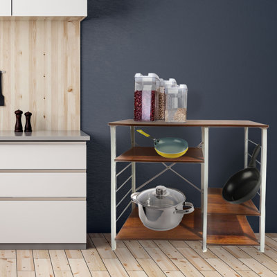 Ahlona 35.4'' W Metal Shelving Unit