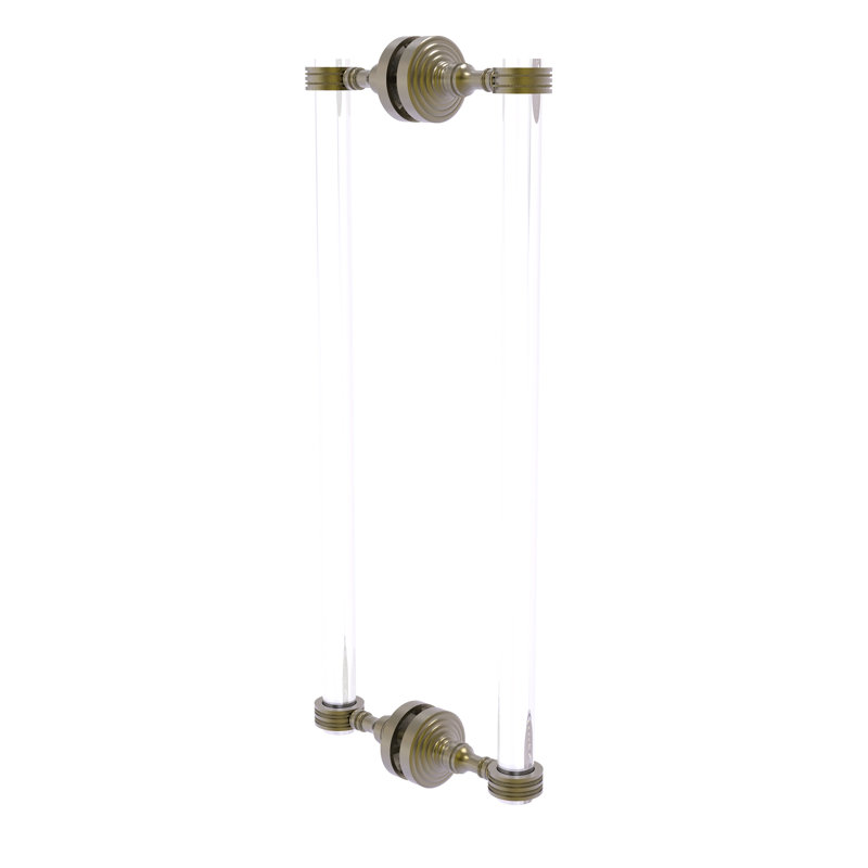 Ensemble de poignées pour appareils centraux 18 "Pacific Grove, Laiton antique