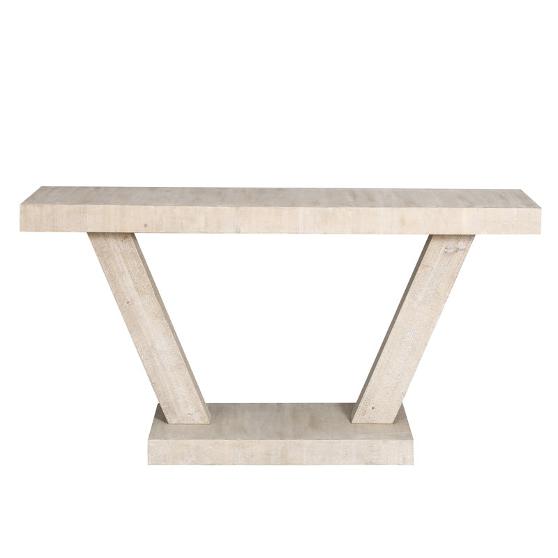 60 Inches Vintage Distressed Solid Wood Console Table, 2-tier Sturdy Entryway Table With Reinforced Double Shelf, Heavy-duty Farmhouse Accent Table For Hallway Living Room Sofa Back