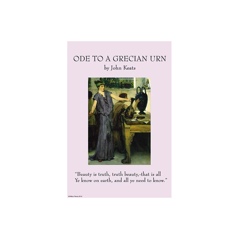 « ode to a grecian urn »-impression d’art graphique, H 66 po x l 44 po x P 1,5 po