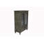 Armoire de cuisine avec 2 portes en verre et 2 tiroirs-129189880