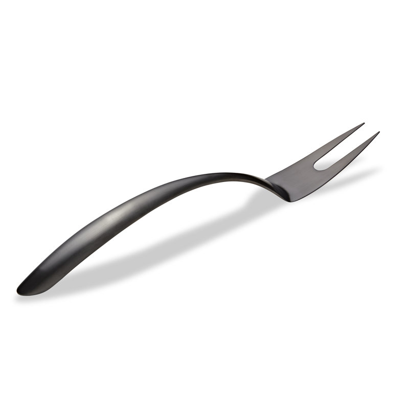 Fourchette de service, Noir mat