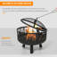 Afreena Round Steel Charcoal Fire Pit