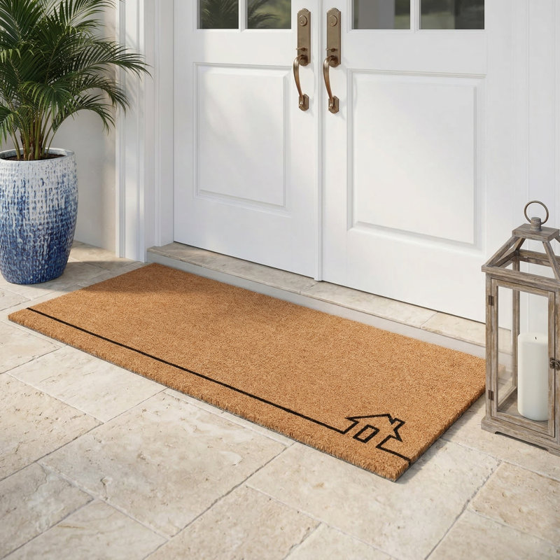 Paillasson Saiya Home View, Jaune, l 24 po x L 60 po