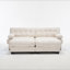 Canapé modulaire en U pour salon, canapé modulaire modulaire avec repose-pieds Cloud, causeuse à siège profond, canapé surdimensionné en flanelle avancée et confortable, canapé moderne avec accoudoirs ronds 4 coussins-133070771