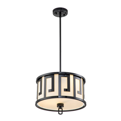 Lemuria 2 - Light Shaded Drum Pendant