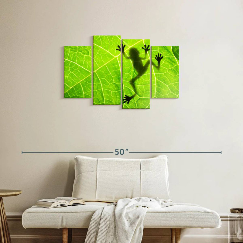 Brampt Frog Leaf Shadow, 22" H x 36" W