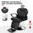 Faux Leather Swivel Recliner