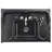 Ozark River Portable Sinks Premier, Black Laminate Cabinet-ABS Countertop & Basin, Mobile Hot Water Hand Washing Station with Water Tanks, NSF-Certified Portable Handwashing Sink with Wheels